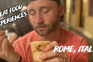 Restaurants & Food Experiences To Go To While in Rome, Italy | Travsessed Vlog 4