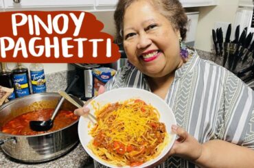Filipino Style Spaghetti Recipe | Home Cooking (& Talking) With Mama LuLu