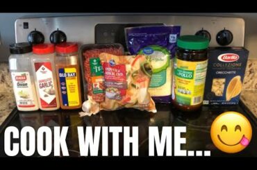 Weekly Vlog | COOK WITH ME | Learn How To Cook Italian Sausage Pasta