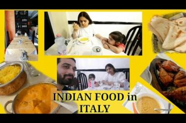 INDIAN RESTAURANT IN ITALY NOGARA / Indian food in italy / yummy with mummy babyfood vlog.