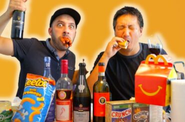 Wine Lovers Pair JUNK FOOD & SUPERMARKET WINE
