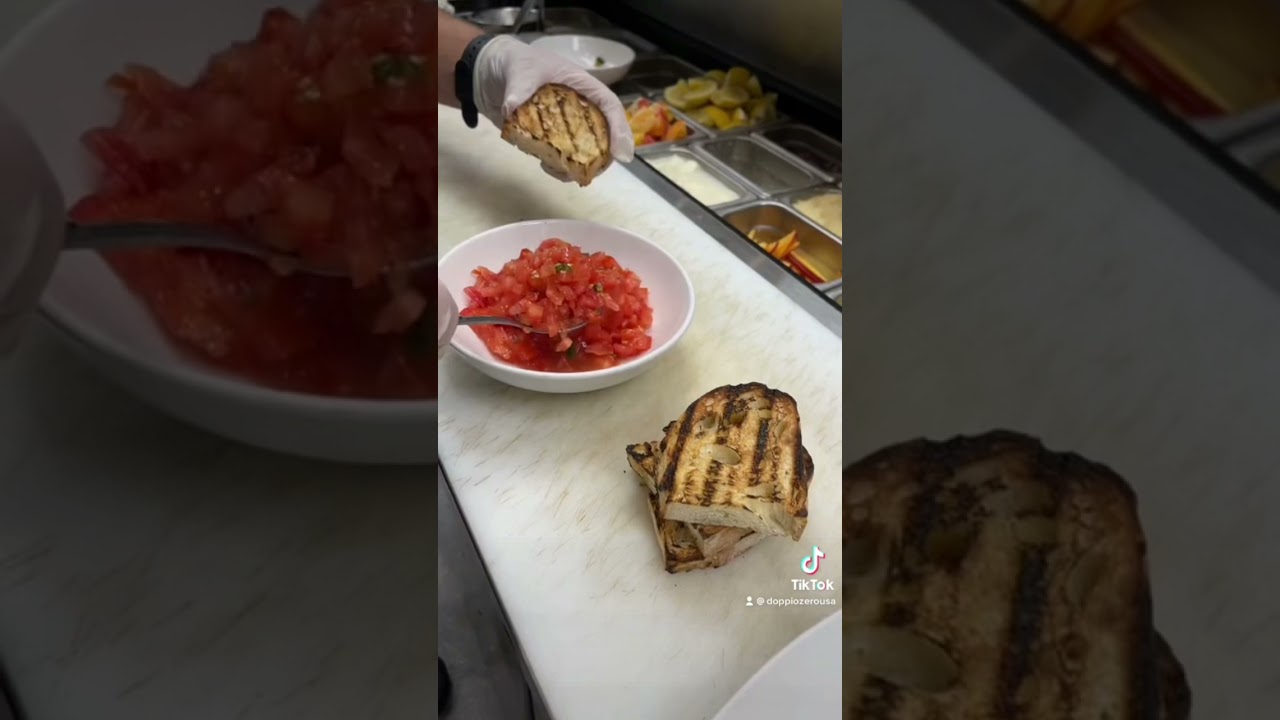 How to make our Bruschetta #shorts #food #bayarea #italianfood #sf How to make our Bruschetta #shorts #food #bayarea #italianfood #sf