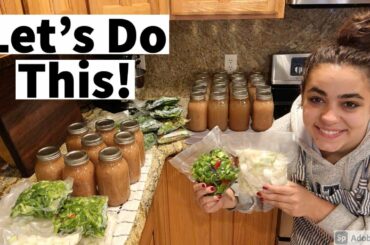 HUGE Food Preservation day! Will I get it all done??