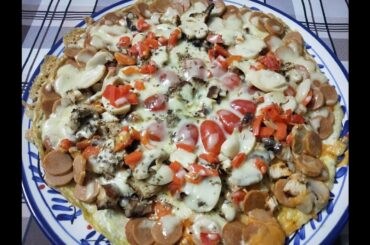 PAN PIZZA | HOMEMADE PIZZA | HOMEMADE HAWAIIAN PIZZA | ITALIAN FOOD