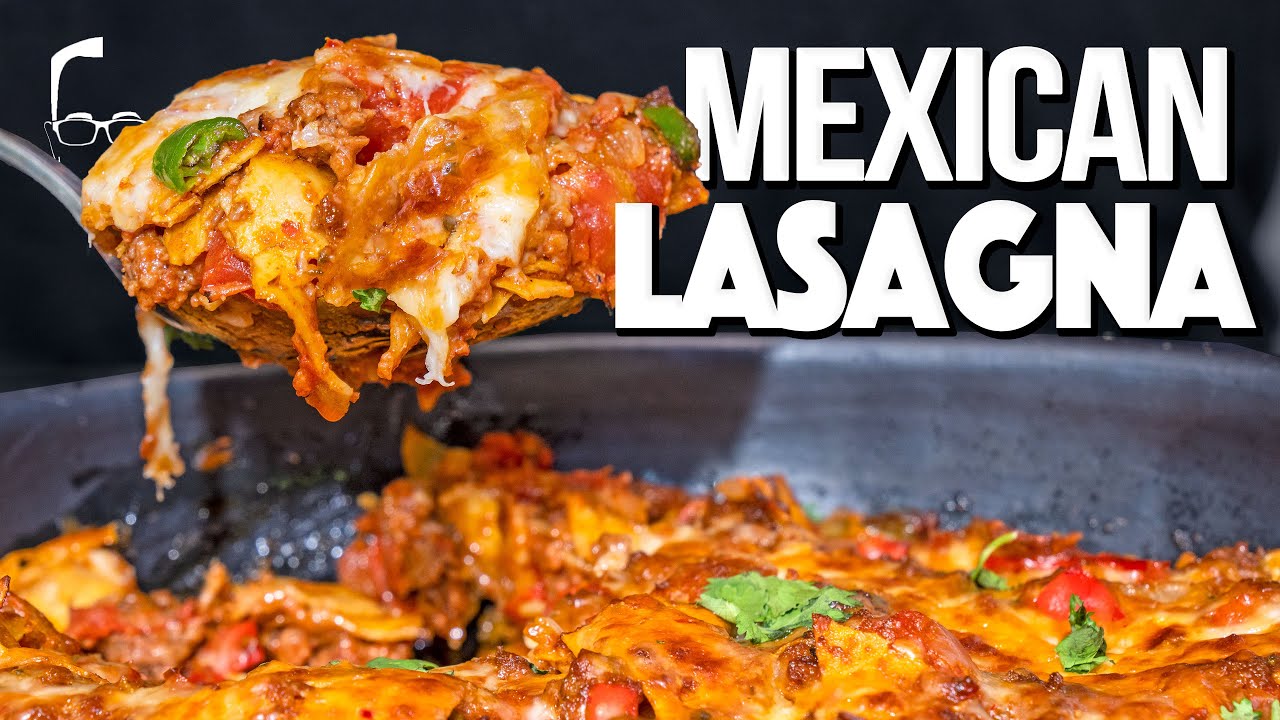 SPICY, CHEESY & INSANELY EASY TO MAKE MEXICAN LASAGNA | SAM THE COOKING GUY SPICY, CHEESY & INSANELY EASY TO MAKE MEXICAN LASAGNA | SAM THE COOKING GUY