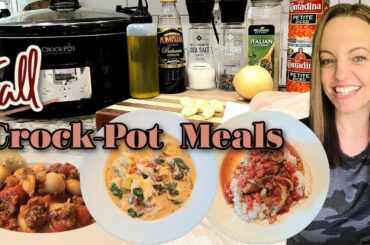 FALL CROCKPOT DINNERS | EASY CROCKPOT MEALS | WINNER DINNERS | WEEKNIGHT SLOW COOKER MEALS | NO. 104