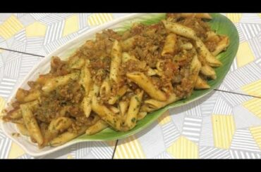 Mince Paste Recipe by Arfi's Corner | Healthy Eating| Italian Food | Penne Rigate Recipe