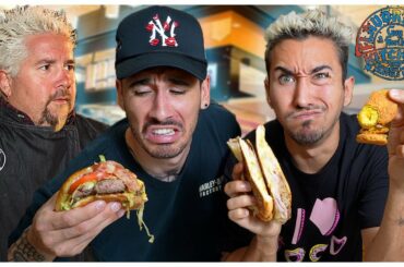 Eating At Guy Fieri's FLAVOR TOWN Restaurant... (This is what we were served...)