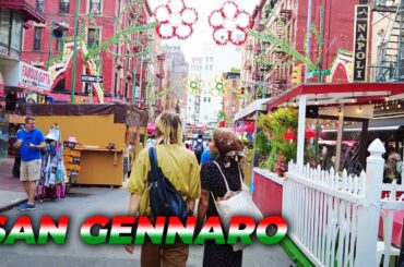 Walking Feast of San Gennaro 2021 in Little Italy on Opening Day