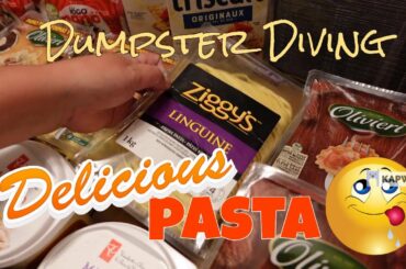 DUMPSTER DIVING ITALIAN FOOD