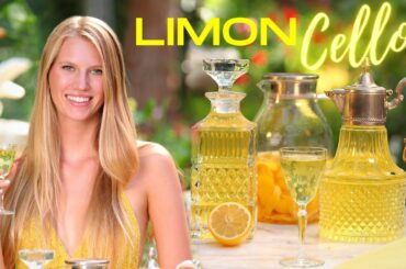 How to make Limoncello | Italian lemon liqueur | After Dinner Drink Recipe
