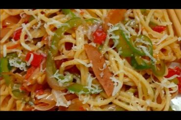 Easy & Quick Butter Garlic Noodles #shorts - Mix veg Italian spaghetti recipe