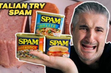 Italian Chef Try SPAM for the First Time