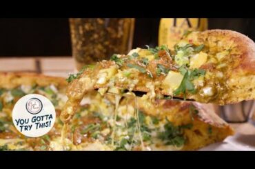 Indian Flavors Meet Italian Cuisine for "The Best Indian Pizza" | Check, Please! You Gotta Try This