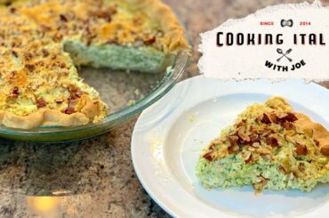 Delicious Tuscan Ricotta Cheese with Broccoli Pie Cooking Italian with Joe