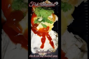 Fish Continental Italian Food Recipe In Bengali Style | #shorts