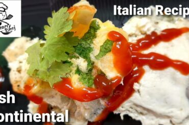 Fish Continental Italian Food Recipe In Bengali Style | Pomfret recipe |