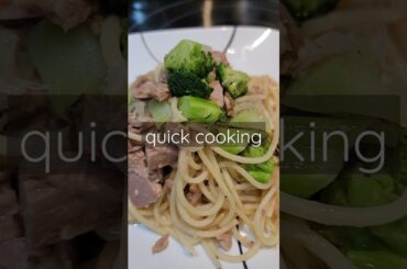 Tuna and Brocolli Pasta | Quick Cooking | #Shorts