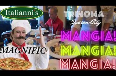 Magnific Mangia Mangia Mangia Italiannis Italian Restaurant in Trinoma Quezon City