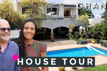 HOUSE TOUR FROM DERELICT TO LUXURY | Italian grew up in Nigeria now living in Ghana | House & Hustle