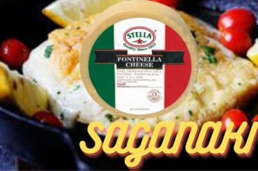 Italian SAGANAKI Fontinella cheese - Food Arts - Esasy recipe for beginners