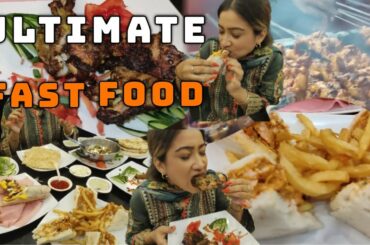 Ultimate Verity Of Fast Food | Italian, Chines,BBQ,Karahi | Areeba Restaurant @Nazia Passion Vlogs
