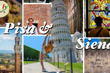 Pisa & Siena, Italy vlog! | ballerina travel vlog