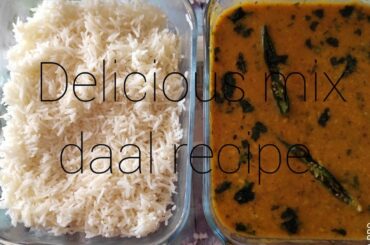 Delicious mix daal recipe for italian best friend request
