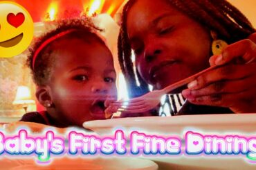 Babys First Restaurant |  Baby Eats Pasta | Mommy Daughter Day | Italian Food | Babies Eating.