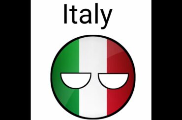 Countryball-Italy vs Russia|food face off#shorts