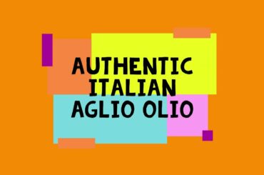 Best Aglio Olio Spaghetti *Authentic Italian Recipes* By Chef HAOHAO