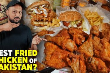 LAHORE | BROASTER CHICKEN WITH 10 SAUCES | Thunder Burger | Fast Food of Lahore | Pakistan