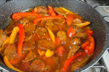 SAUCY ITALIAN SAUSAGE WITH SPINACH RICE || VEGAN RECIPES || VEGAN DINNER MEAL IDEA ||