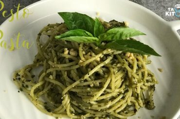 Pesto Pasta #pestopasta #italianfood #pestosauce #pastalover  #healthyfood #comfortfood #basil
