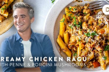 CREAMY Chicken Porcini Ragu!