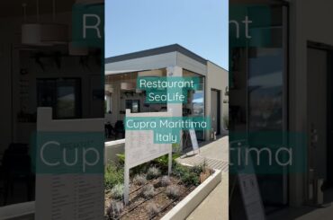 Beach restaurant Sea Life #cupramarittima#lemarche#italy#adriaticsea#palazzopuro#adriaticsea