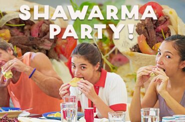 We Had A Shawarma Party With Anne, Solenn, Nico and Erwan