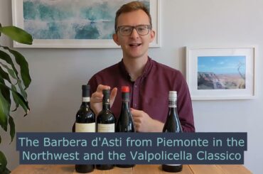 Northern Italian reds selection