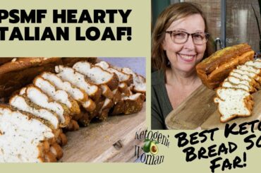Hearty Italian Loaf Protein Sparing Bread for PSMF | Best Egg White Bread So Far!
