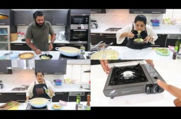 Gas Stove which I use for Cooking Videos Review - Cook Italian Lunch With Us - Chicken Piccata