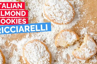 Ricciarelli (Chewy Italian Almond Cookies)