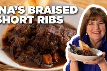 Barefoot Contessa's Red Wine-Braised Short Ribs | Barefoot Contessa: Cook Like a Pro | Food Network
