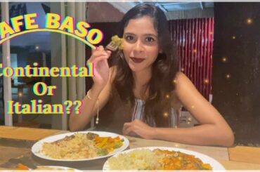 Cafe Baso | Continental or Italian Cuisine? | Koregaon Park | Vlog- 7 | Megha Satav