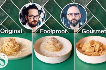 Cacio e pepe: originale vs. infallibile vs. gourmet con Luciano Monosilio | Answering Babish