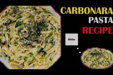Carbonara Pasta Recipe Nepali Twist | Italian Food | #Nepali_Food #Italian_Food #Pasta