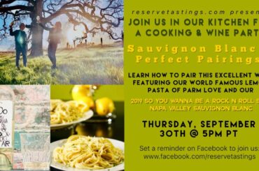 Join Us For A Cooking, Wine & Music Party