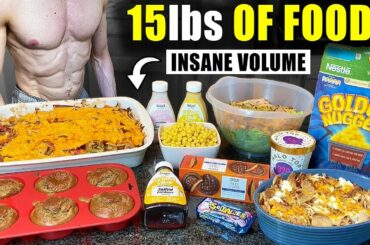 Full Day Of Eating *INSANE VOLUME* Meals | Eat More, Weigh less | High Protein, Low Calorie Recipes