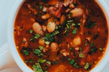 15 Bean Soup Italian Style with Sausage & Fresh Herbs