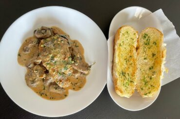 Chicken Marsala  - Turned out perfect my first try on making my own favorite Italian - American Dish