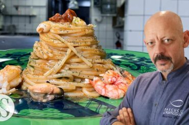 Spaghetti ai frutti di mare dello chef Gianfranco Pascucci - Al Porticciolo*